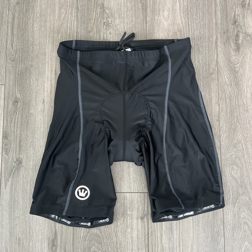 Canari Padded Cycling Shorts Mens 2XL Black